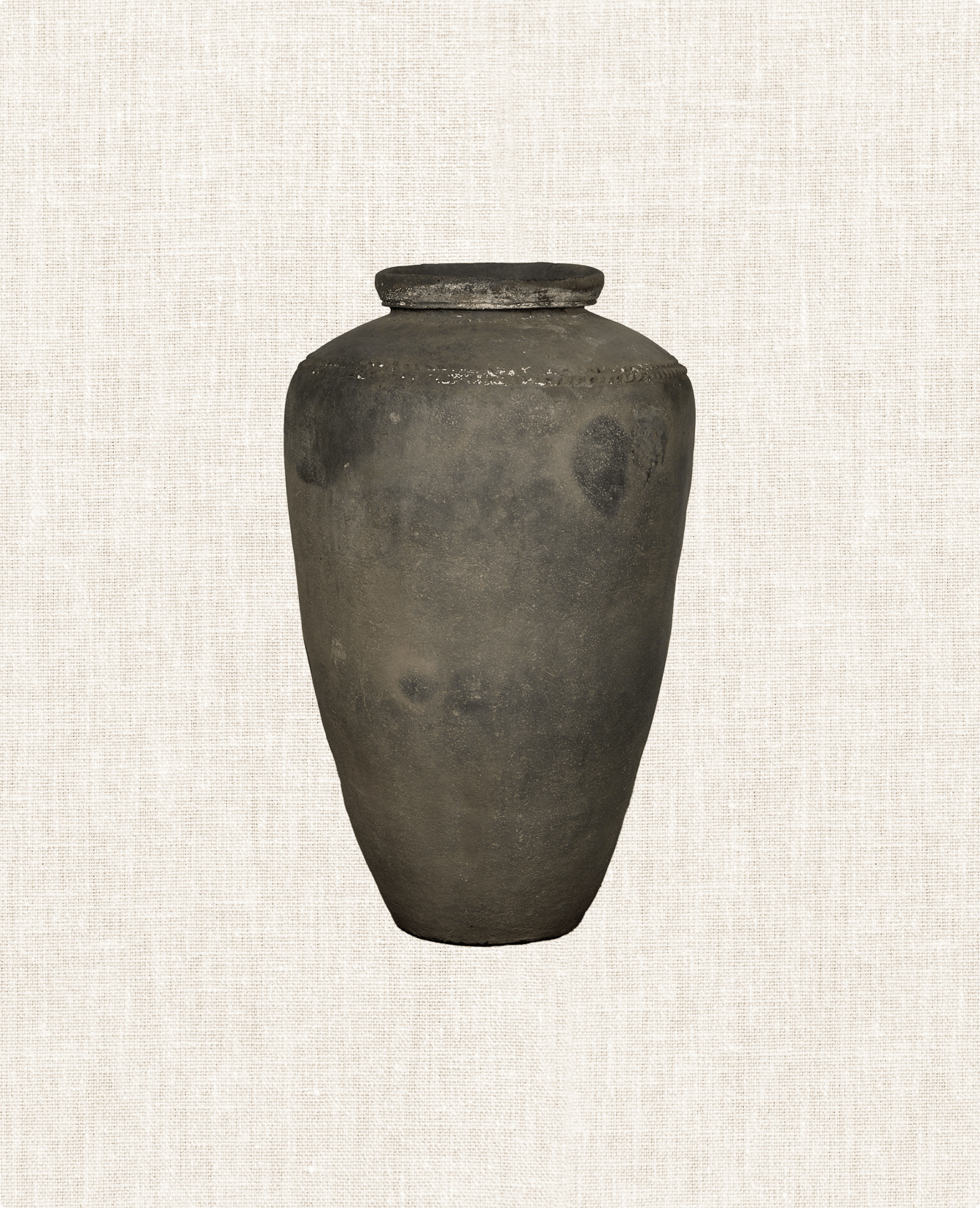 Vintage Grain Pot from India made of Clay