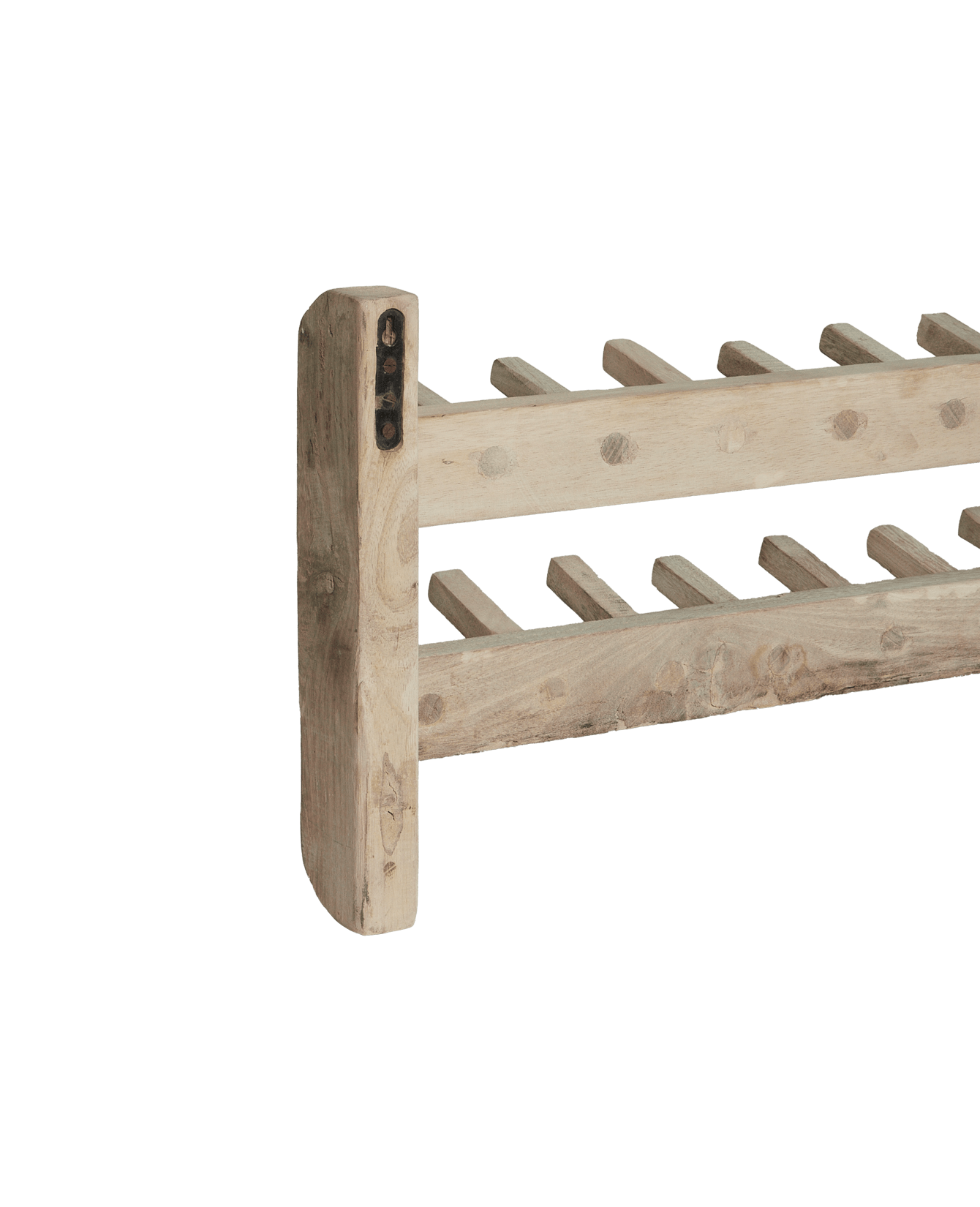 Reproduction Harvest Hanging Rack from India made of Wood