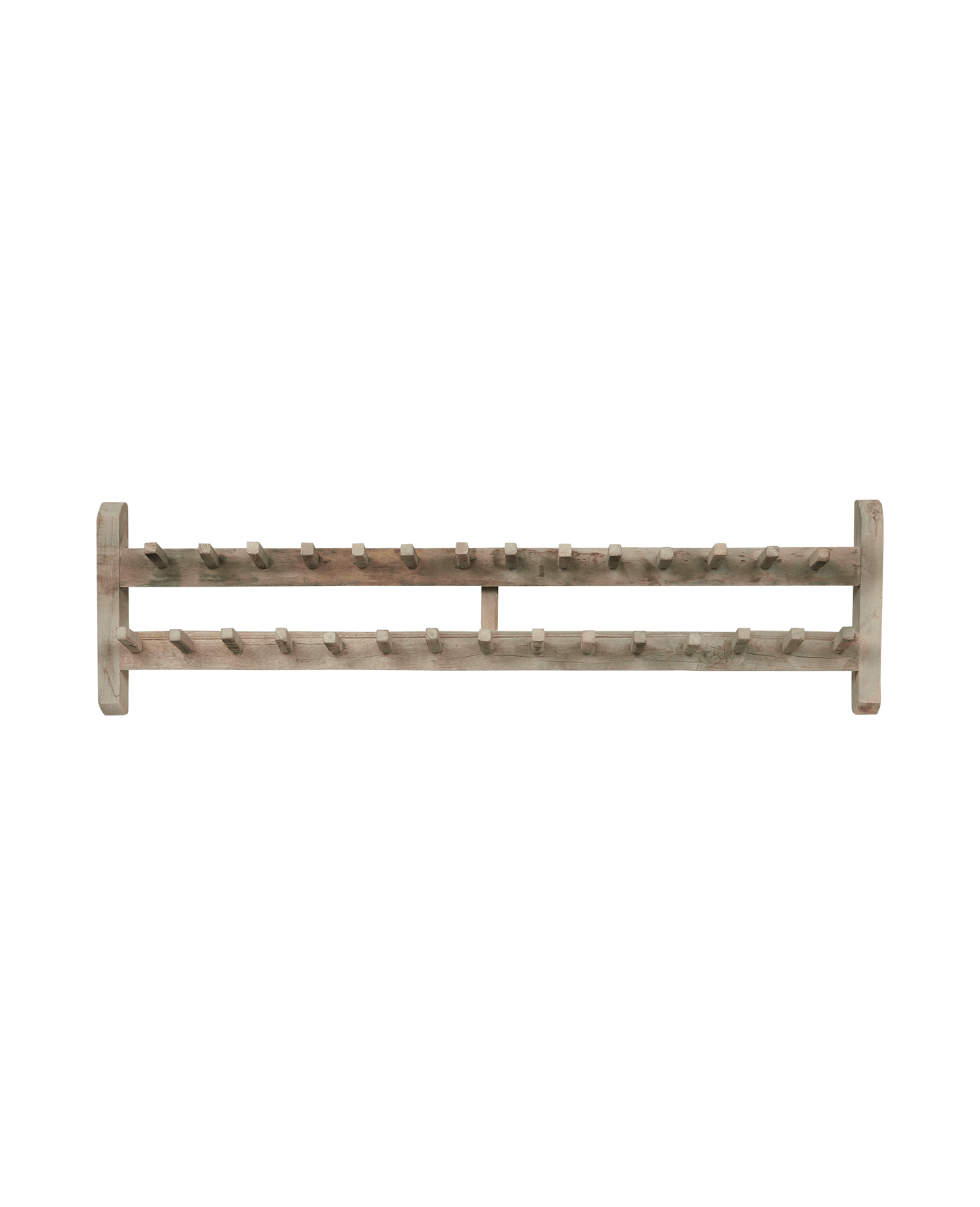 Reproduction Harvest Hanging Rack from India made of Wood