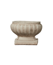 Ribbed Oval Urn