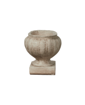 Ribbed Oval Urn