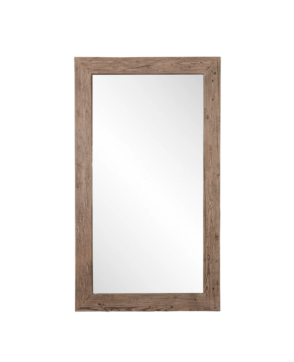 Elm Mirror - Bleached