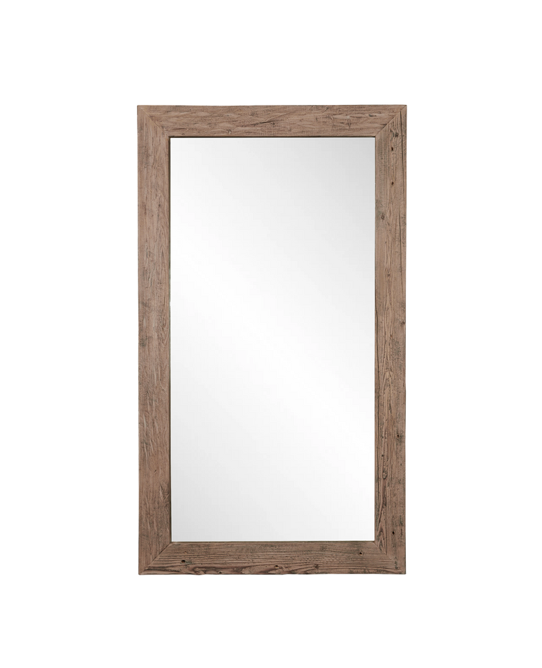 Elm Mirror - Bleached