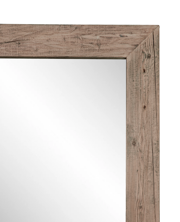 Elm Mirror - Bleached