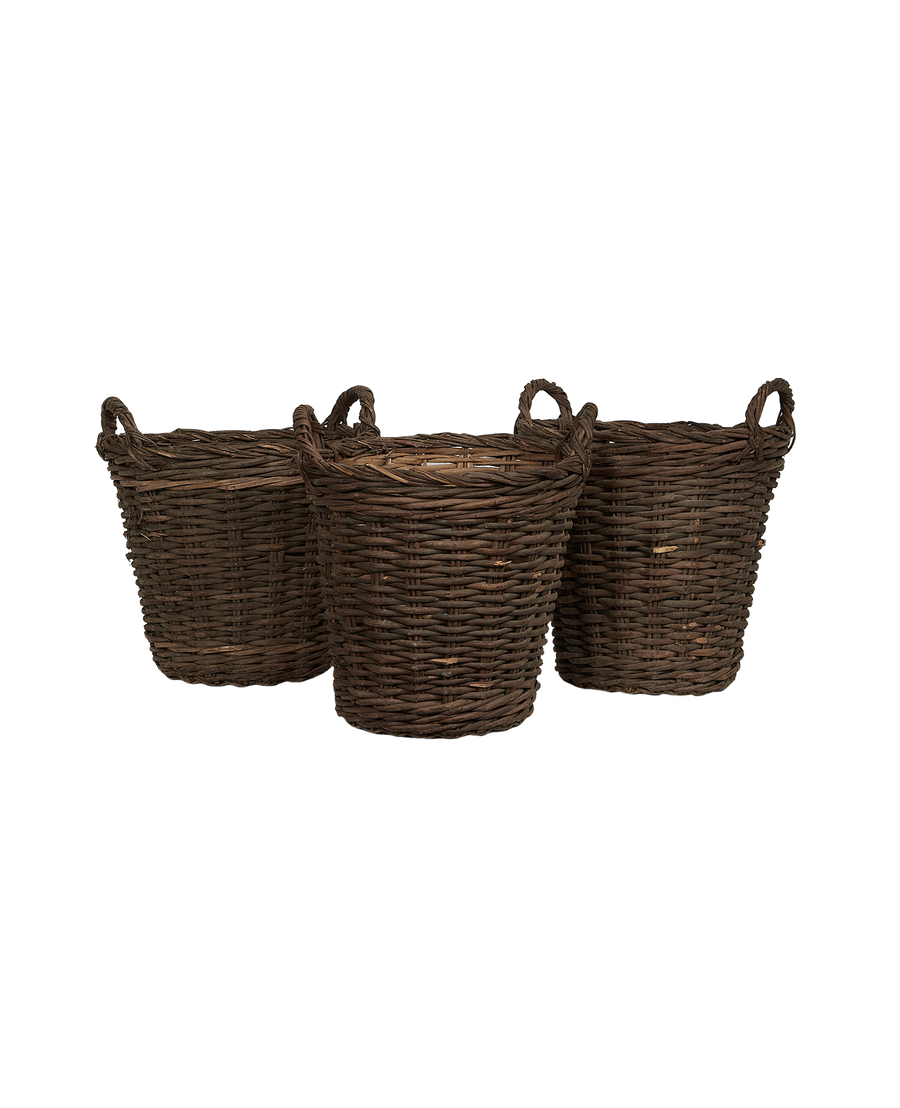 Vintage Wicker Basket from Turkey made of Wicker