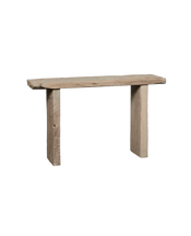 Chunky Elm Console - Bleached