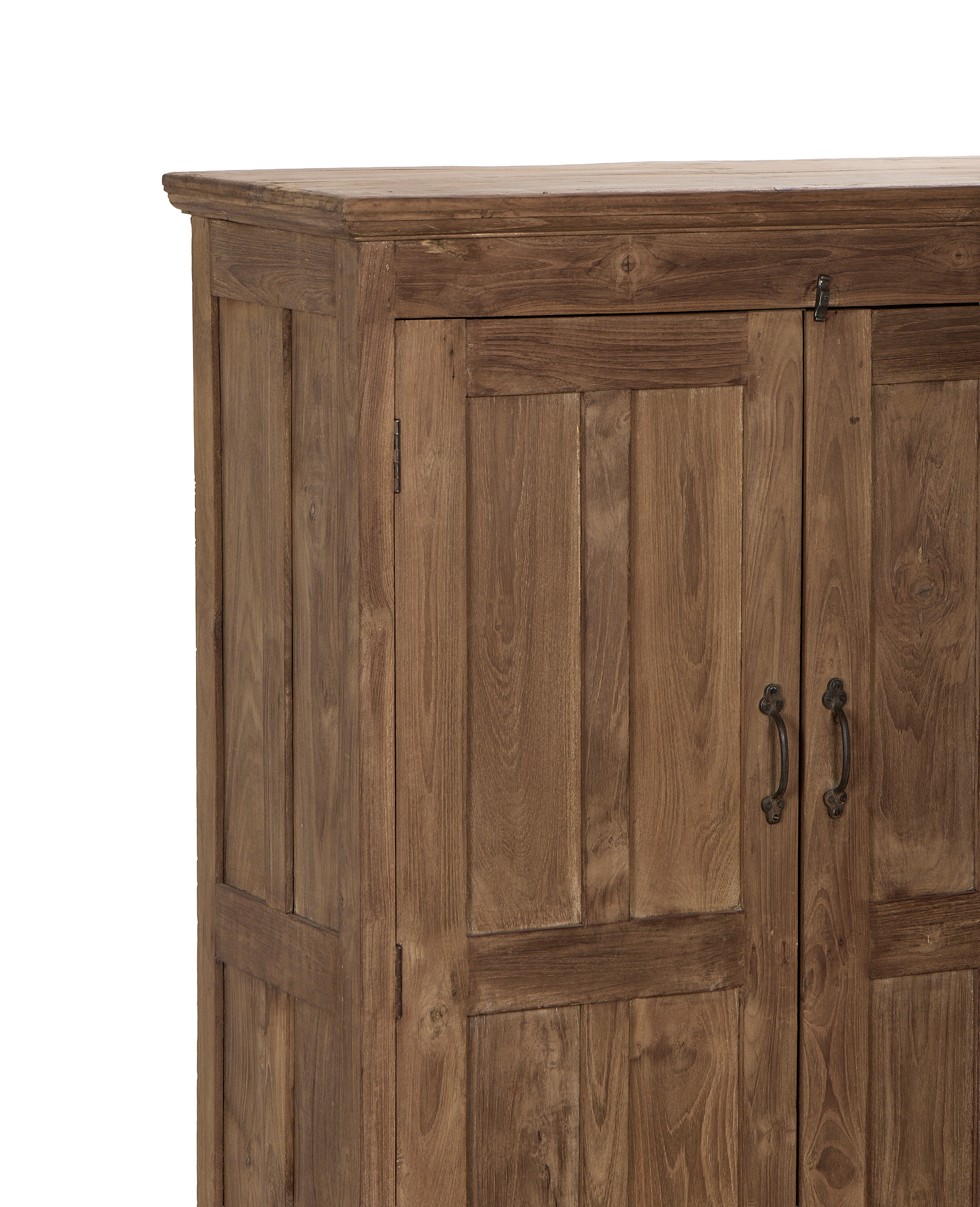 Wood Cabinet - Natural side view