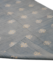 Dhurrie Rug - Blue Geometric