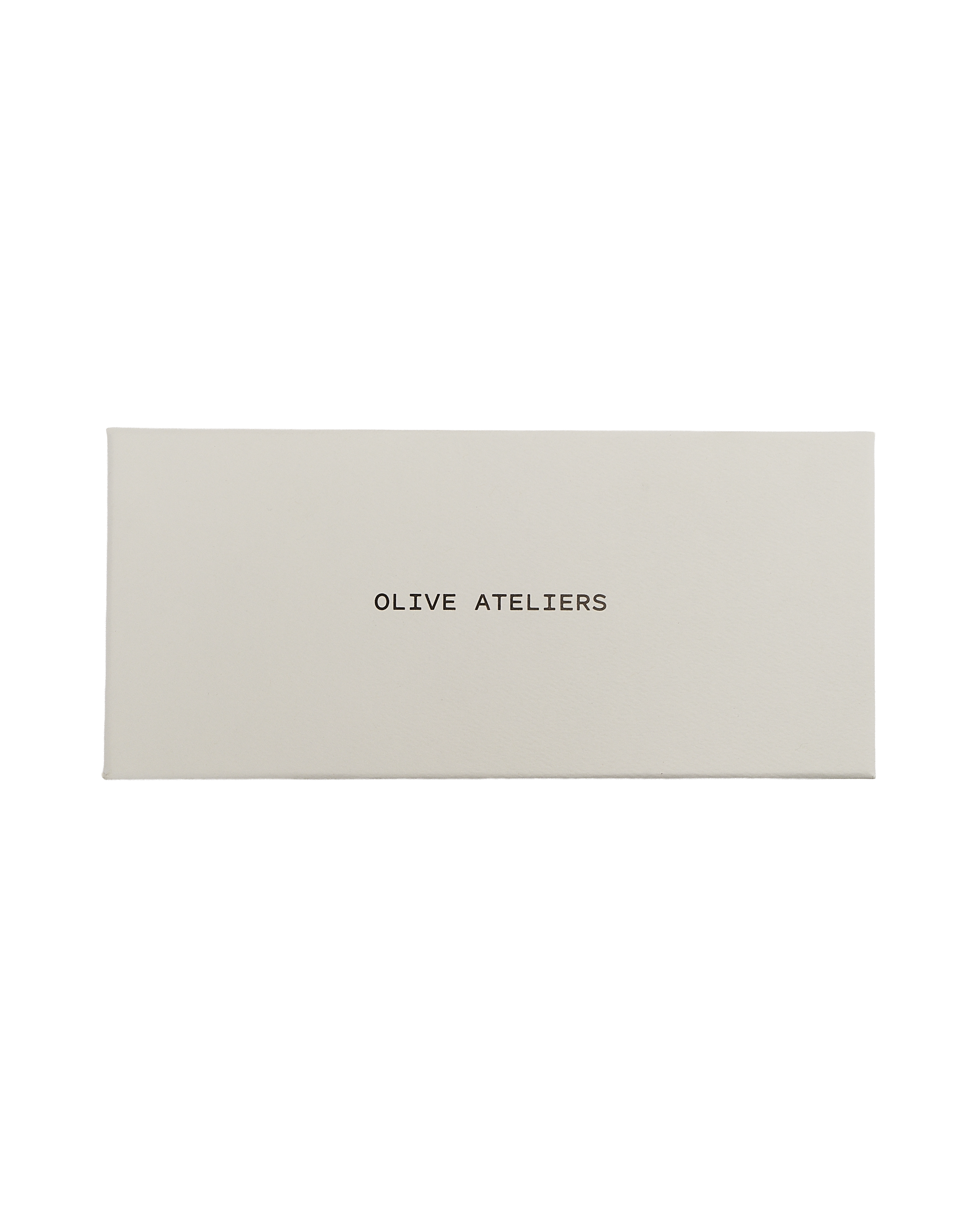 Olive Ateliers keepsake gift box, closed, front view