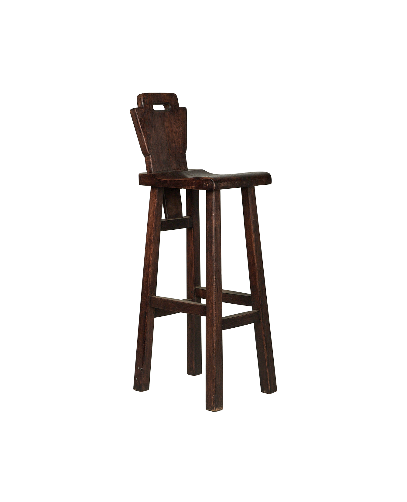 Vintage Bar Stool from Denmark made of Wood