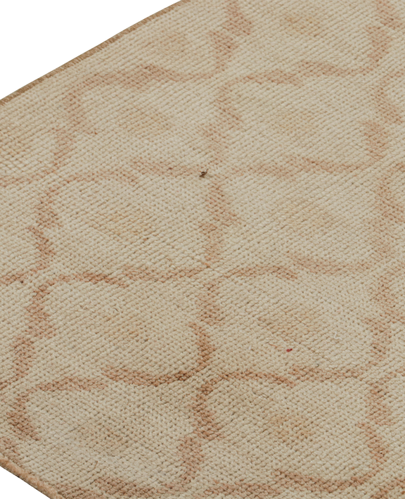 Zeki Müren Runner - Beige and Brown Lattice