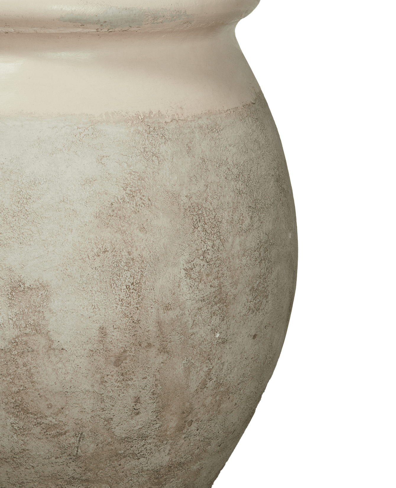 Reproduction Cast Aubergine Jar from Domestic made of Cement
