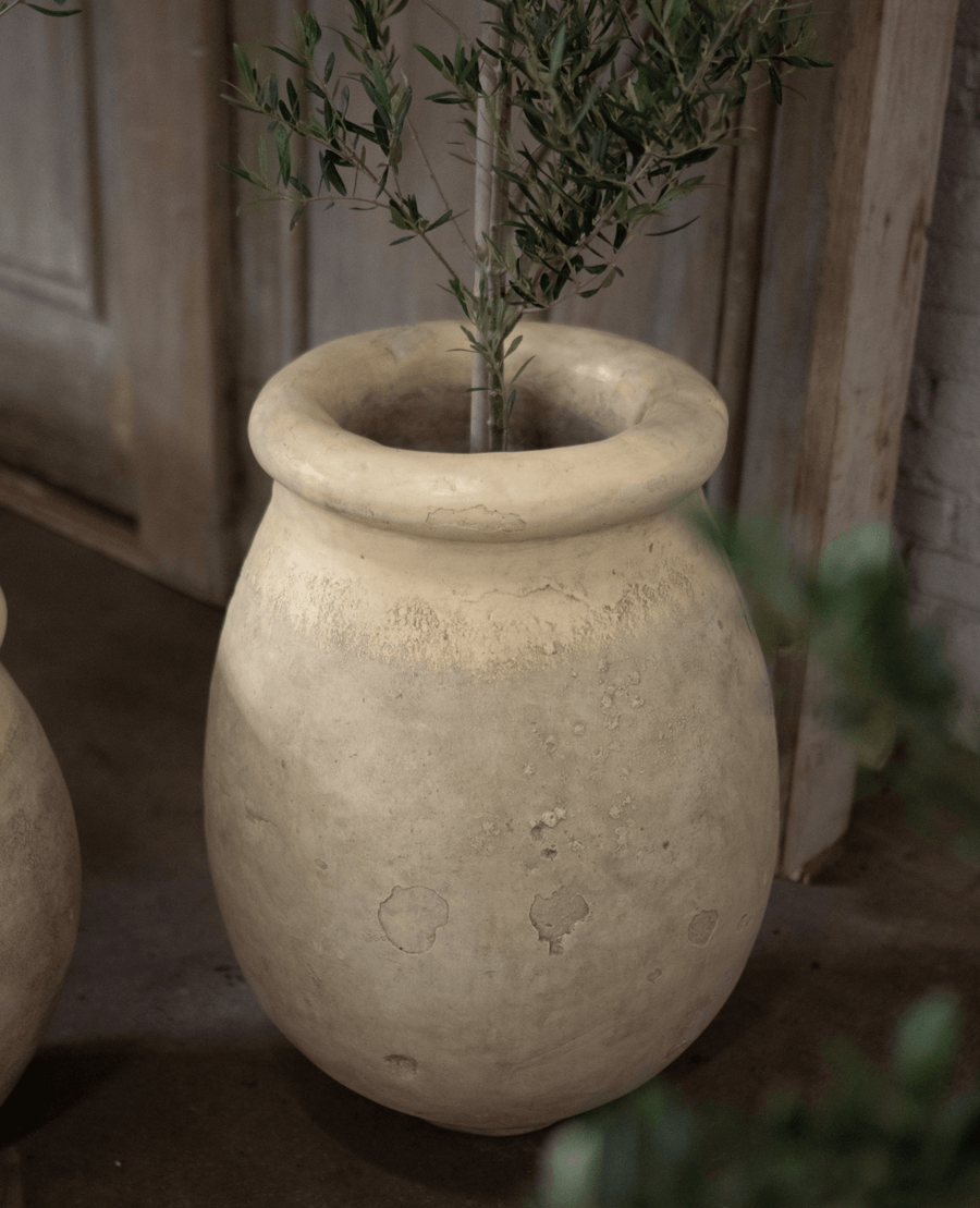 Reproduction Cast Biot Jar from Domestic made of Cement