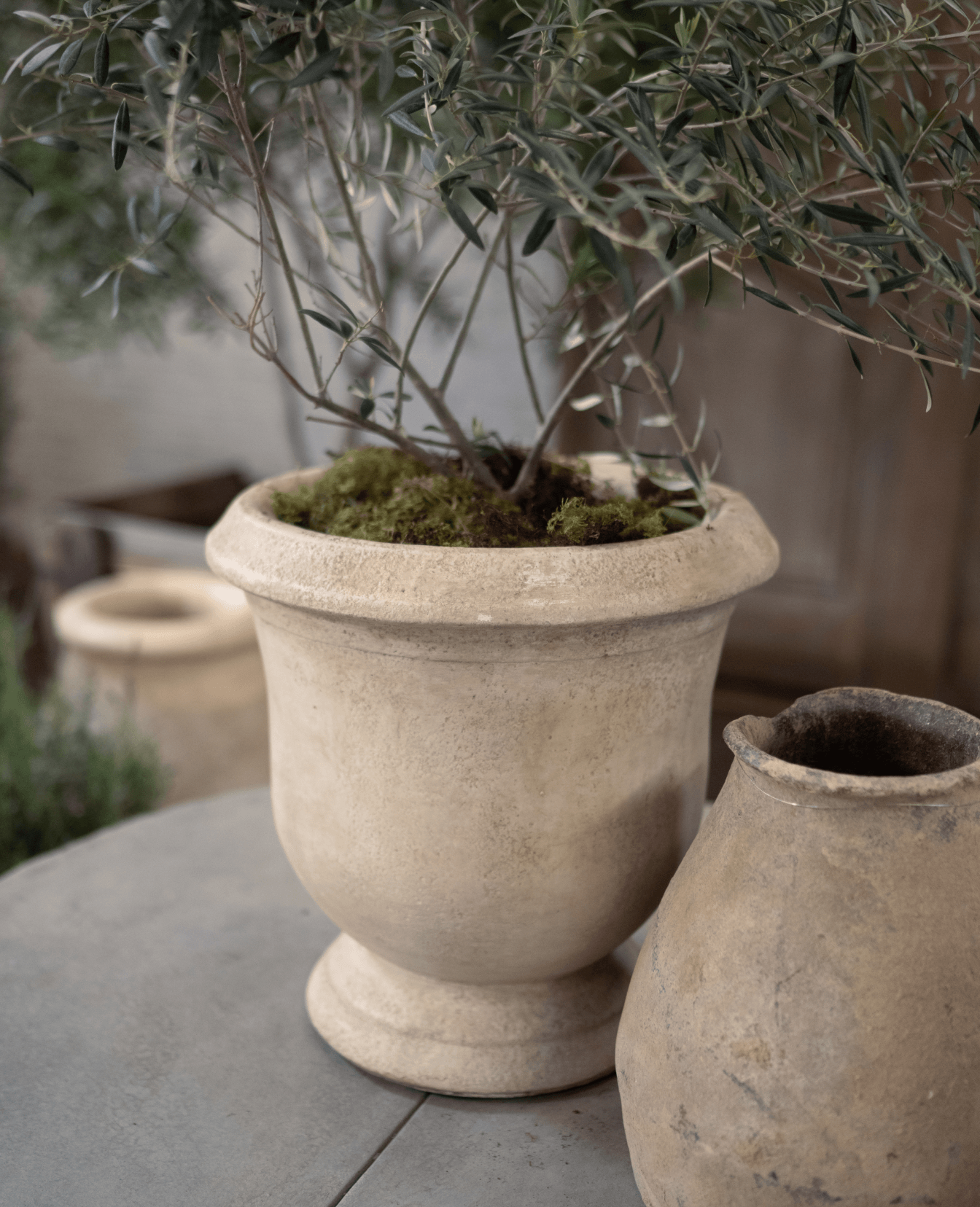 Reproduction Cast Anduze Jar from Domestic made of Cement