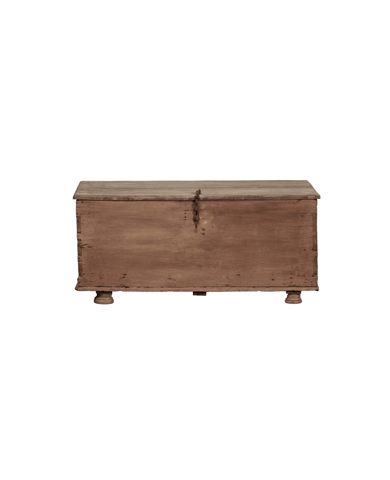 Vintage Wood Chest from India made of Wood