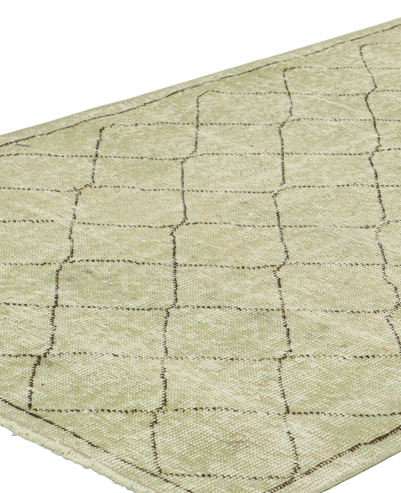 Zeki Müren Rug - Sage Green Geometric