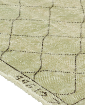 Zeki Müren Rug - Sage Green Geometric