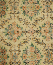 Zeki Müren Rug - Golden-Beige Floral
