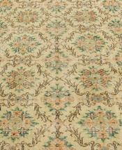 Zeki Müren Rug - Golden-Beige Floral