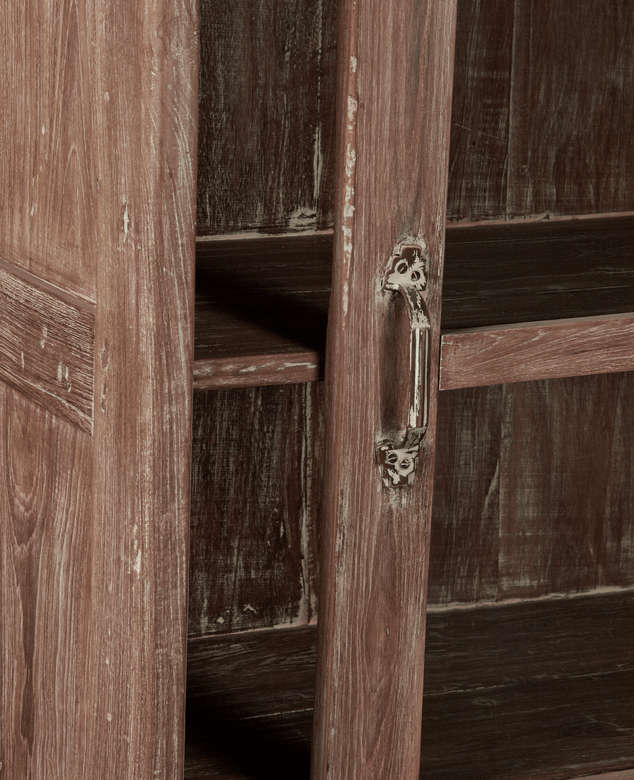 Vintage Wood Cabinet from India made of Wood