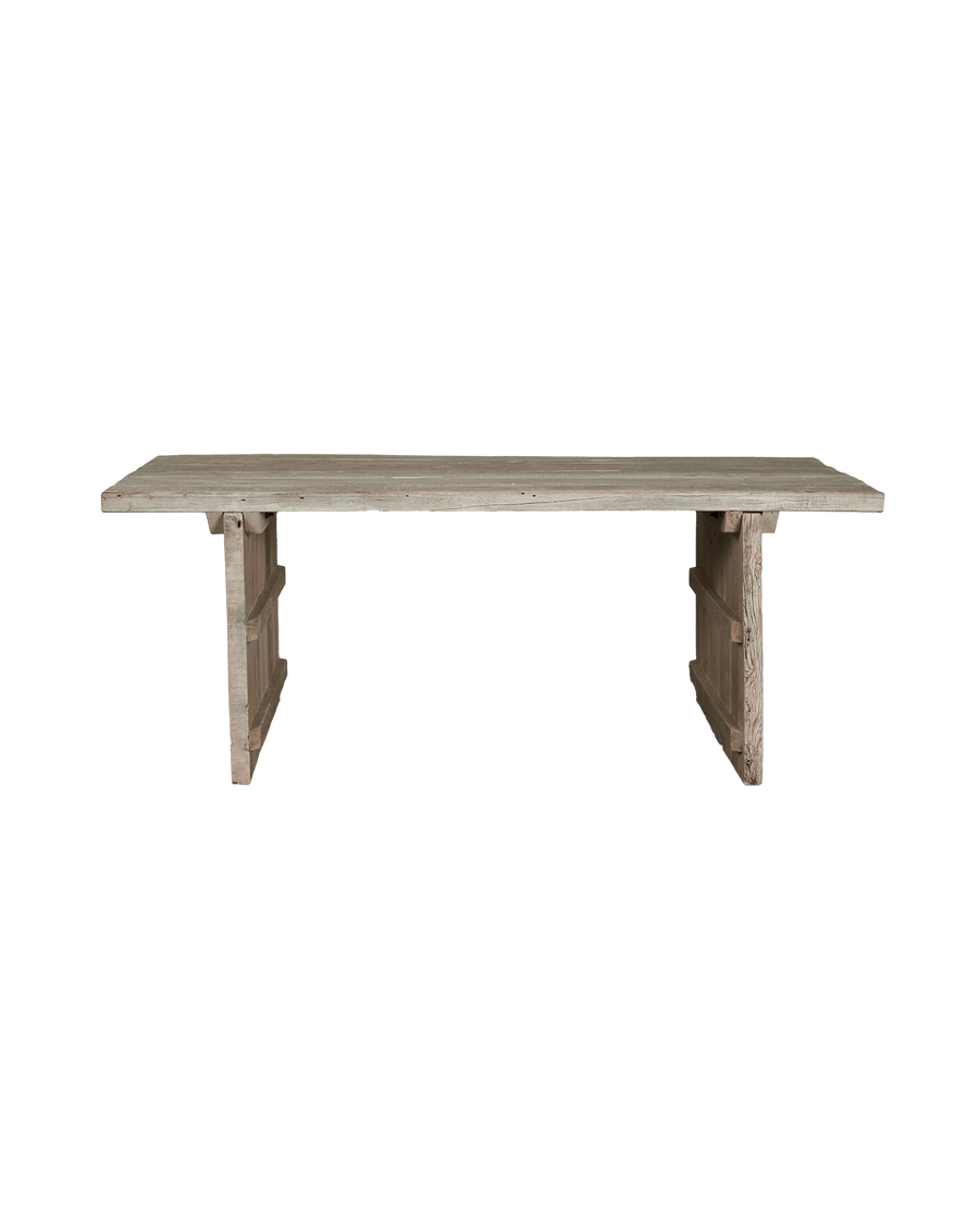 Reclaimed Teak Dining Table from India made of Wood