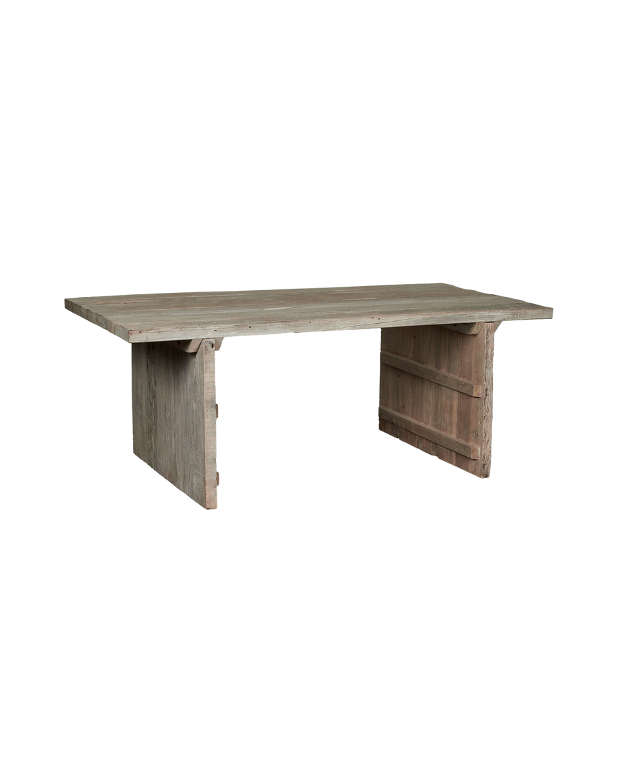 Reclaimed Teak Dining Table from India made of Wood