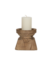 Seedling Pillar Candle Stand - Bleached