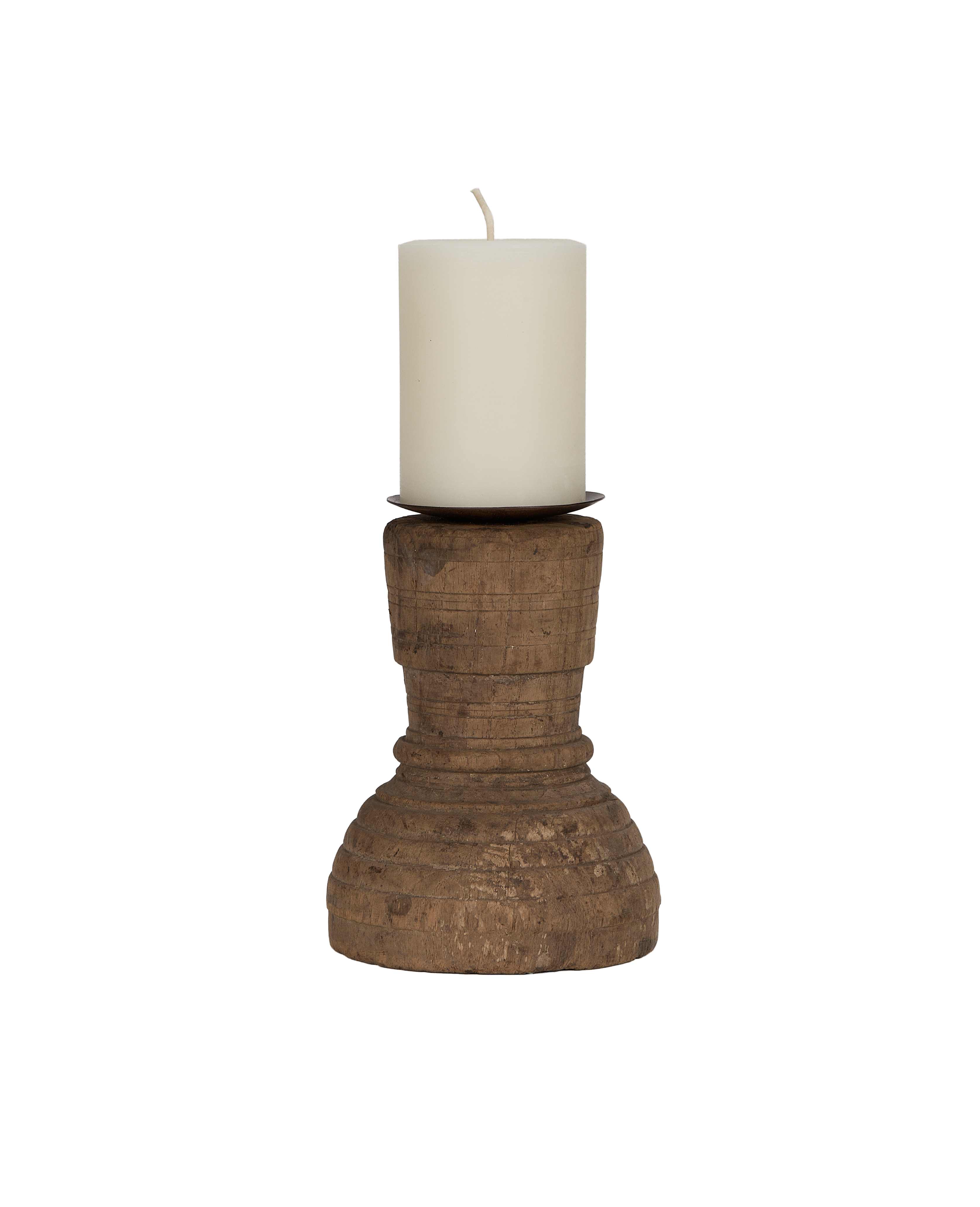 Cup Pillar Candle Stand | Vintage Candle Holders | OLIVE ATELIERS