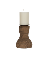 Cup Pillar Candle Stand - Natural