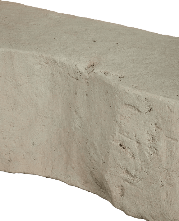 Limestone Bench - Carved