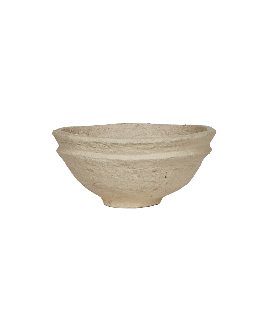 Reproduction Paper Mache Bowl - Shaped from India made of Paper Mache