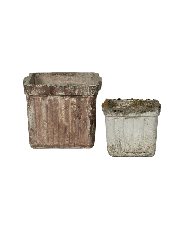 Willy Guhl Planter - Square Ribbed