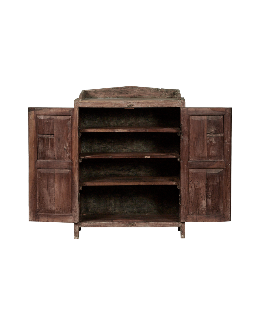 Vintage Wood Cupboard from India made of Wood