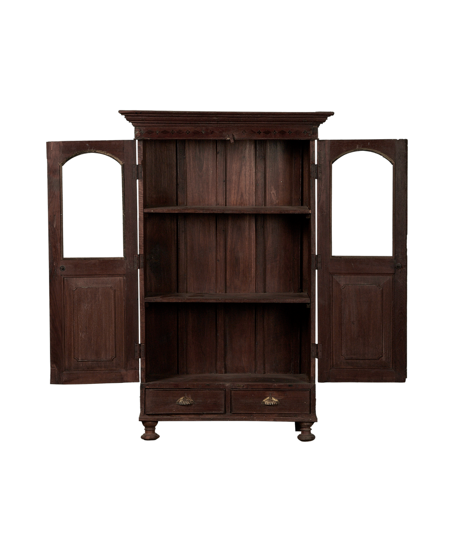 Vintage Wood Cabinet from India made of Wood