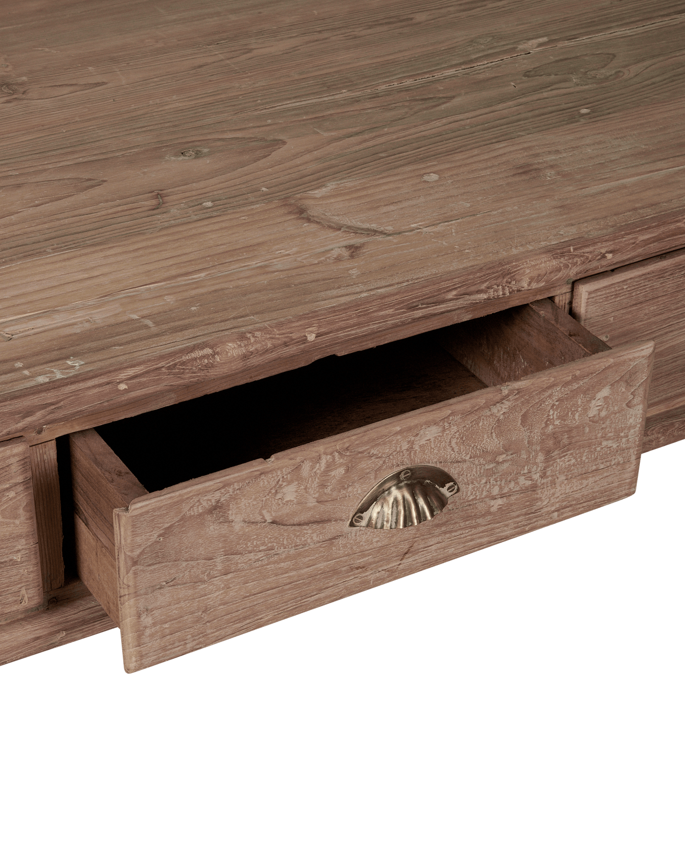 Vintage Wood Desk from India made of Wood