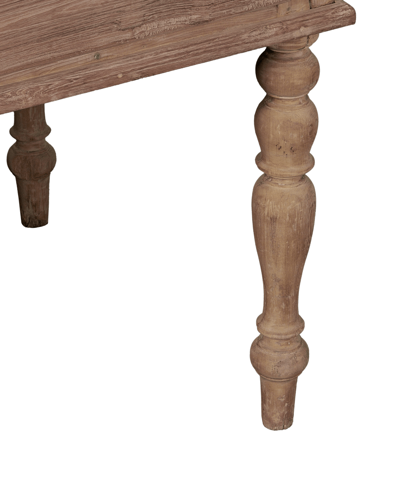 Vintage Wood Desk from India made of Wood