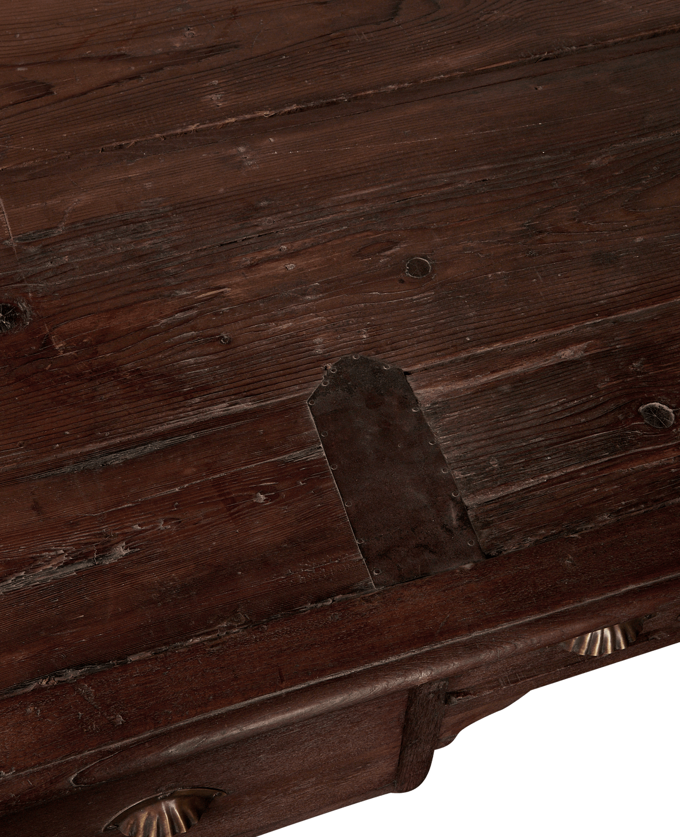 Vintage Wood Desk from India made of Wood