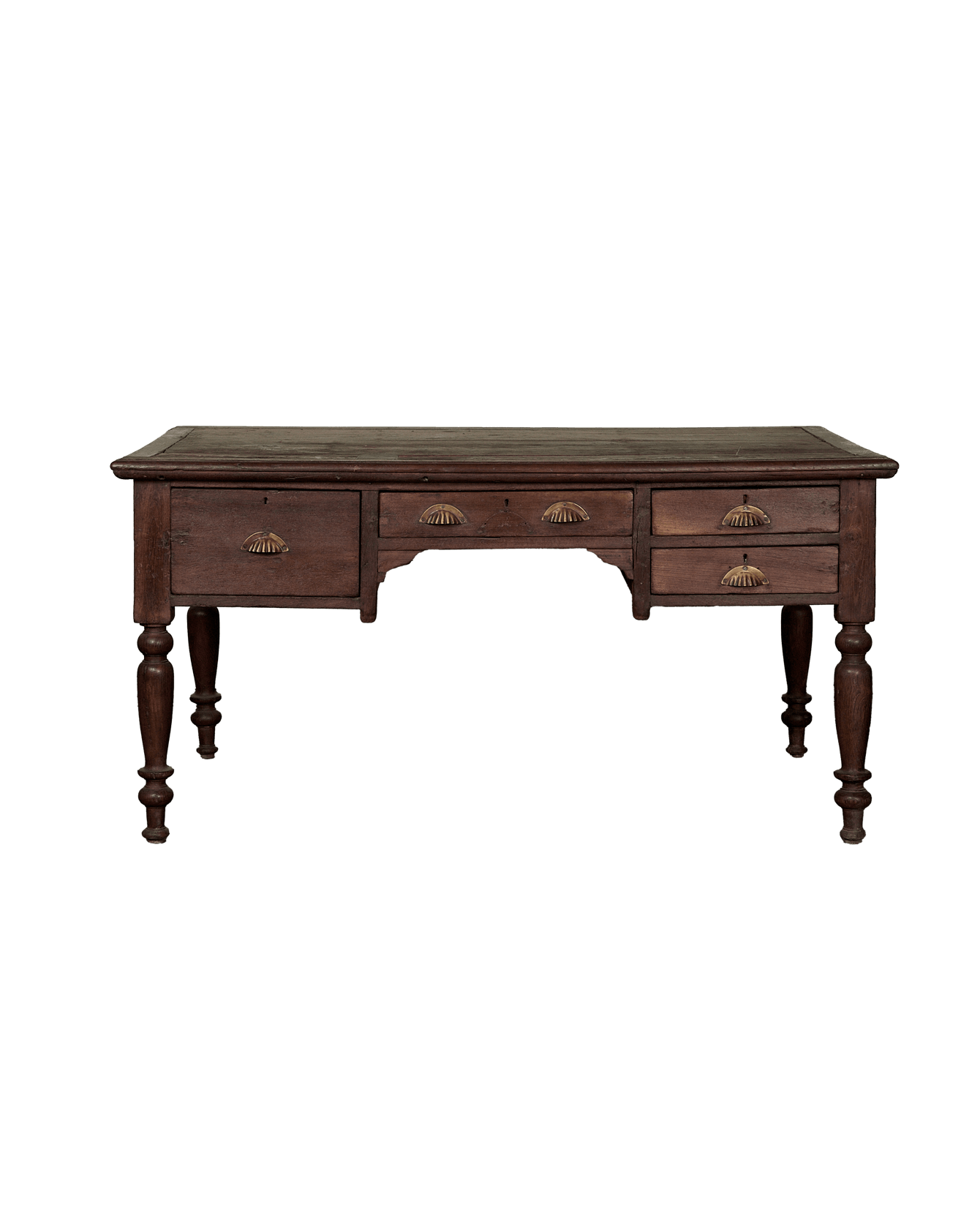 Vintage Wood Desk from India made of Wood