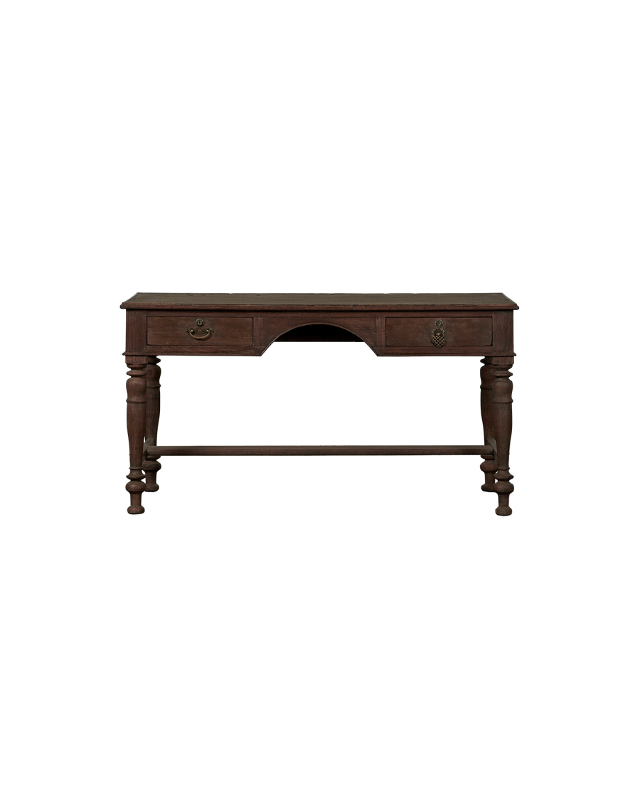 Vintage Wood Desk from India made of Wood