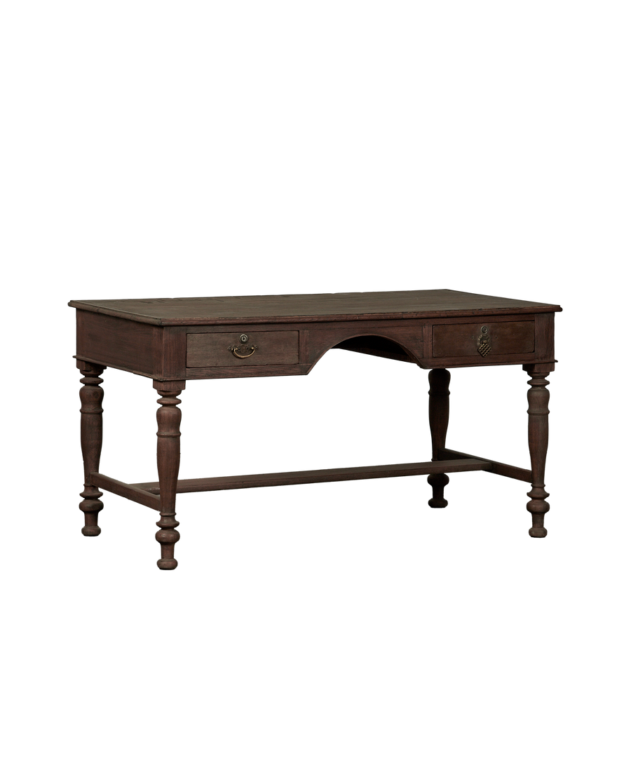 Vintage Wood Desk from India made of Wood