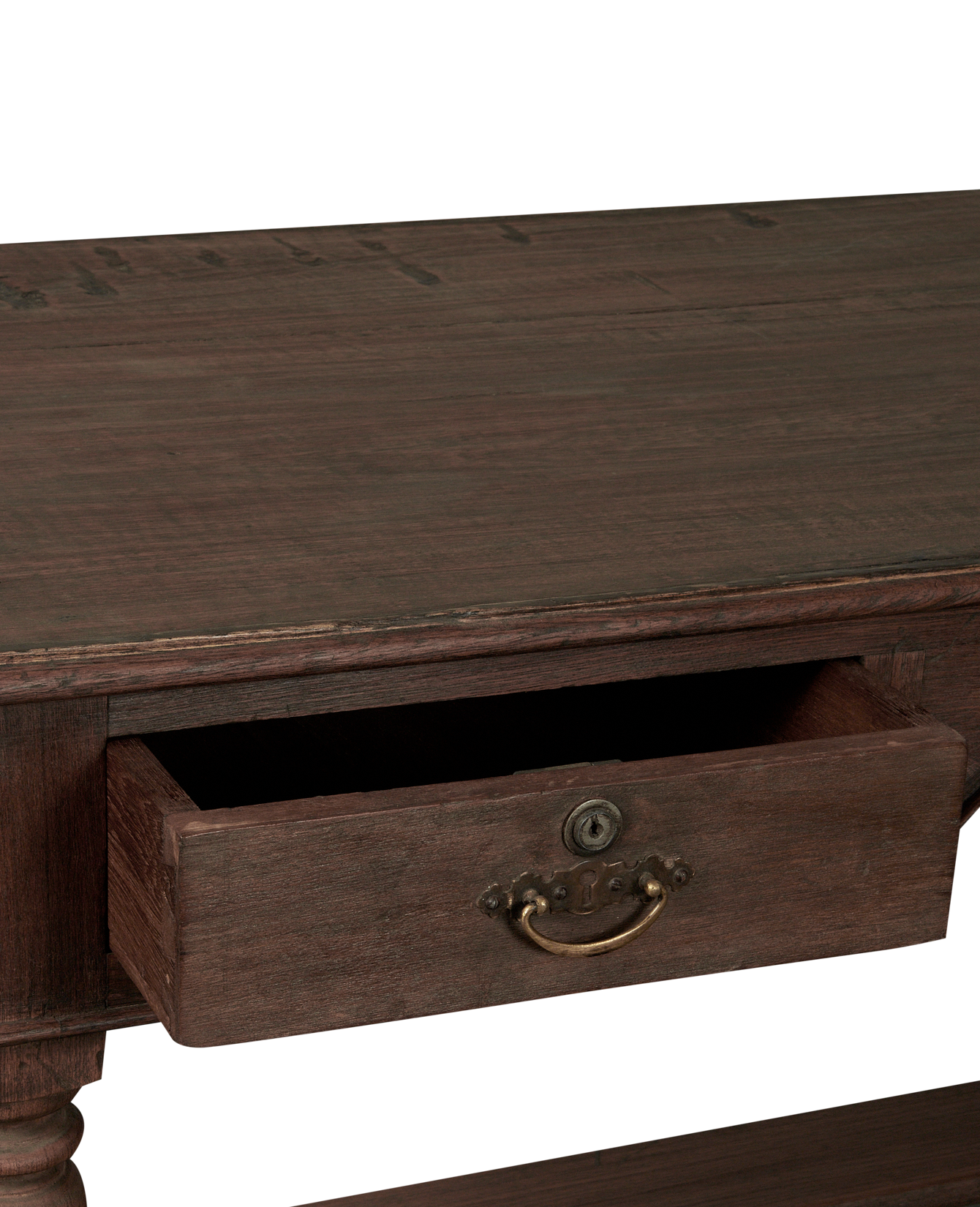 Vintage Wood Desk from India made of Wood