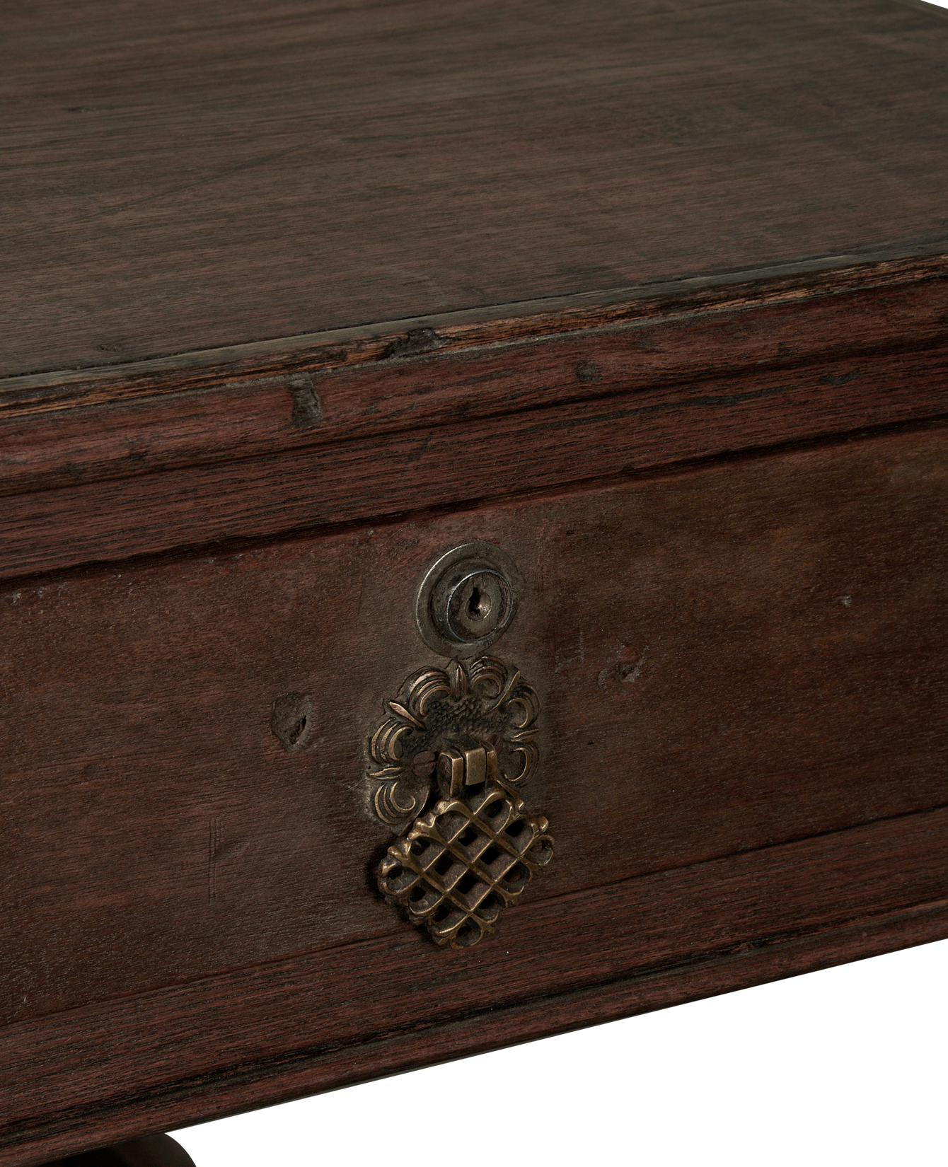 Vintage Wood Desk from India made of Wood