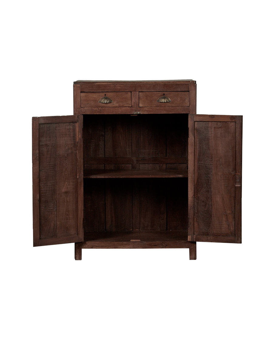 Vintage Wood Cabinet from India made of Wood