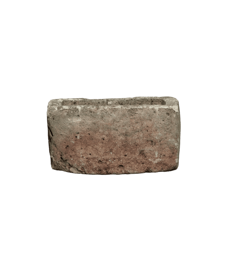 Vintage Limestone Trough - Rectangle from Indonesia - Planters, Fountains, & Water Features