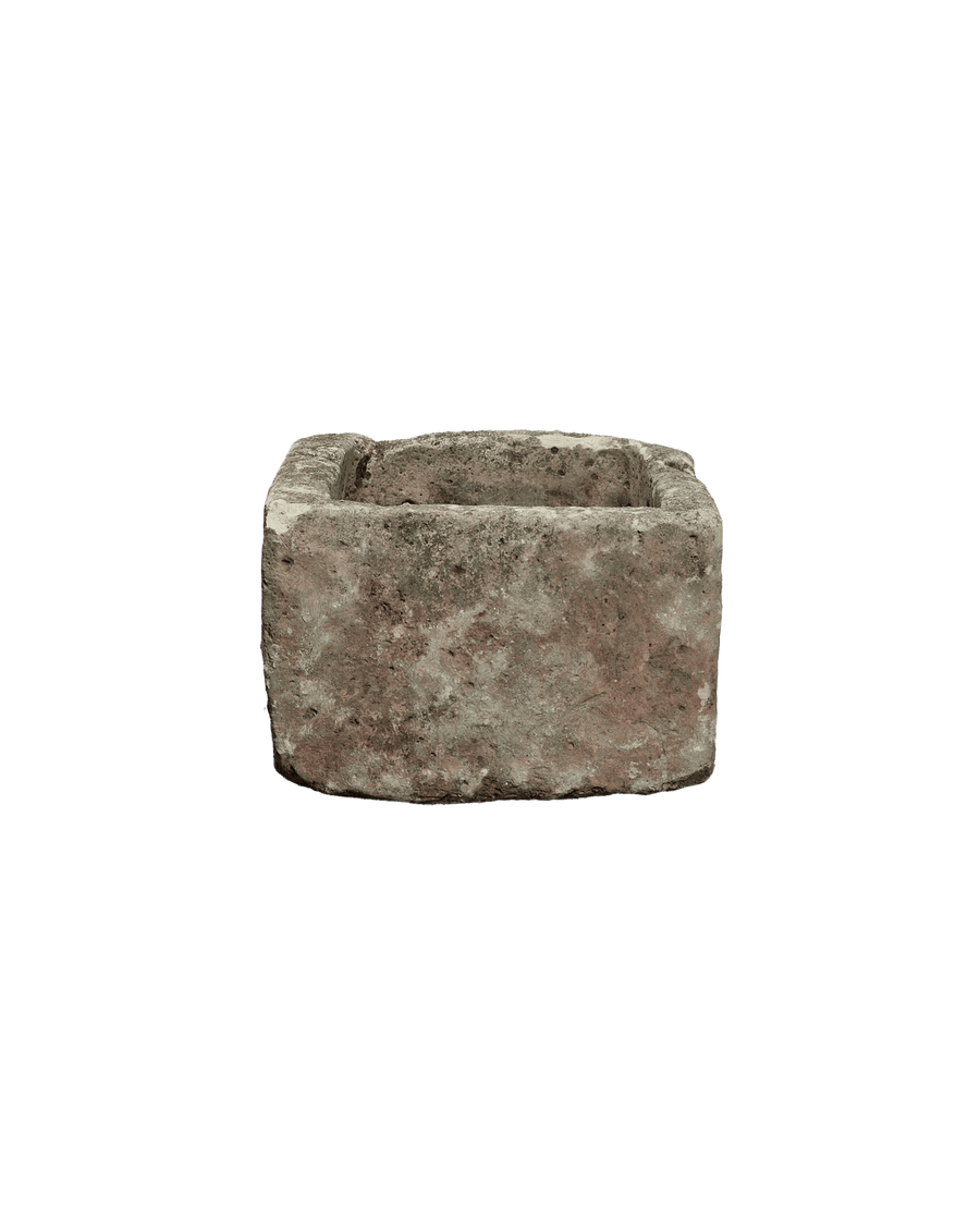 Vintage Limestone Trough - Rectangle from Indonesia - Planters, Fountains, & Water Features