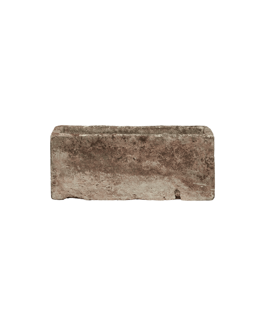 Vintage Limestone Trough - Rectangle from Indonesia - Planters, Fountains, & Water Features