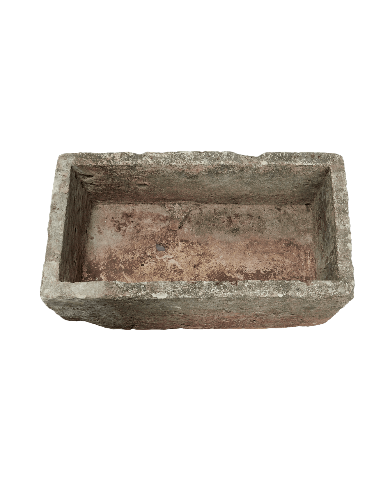 Vintage Limestone Trough - Rectangle from Indonesia - Planters, Fountains, & Water Features