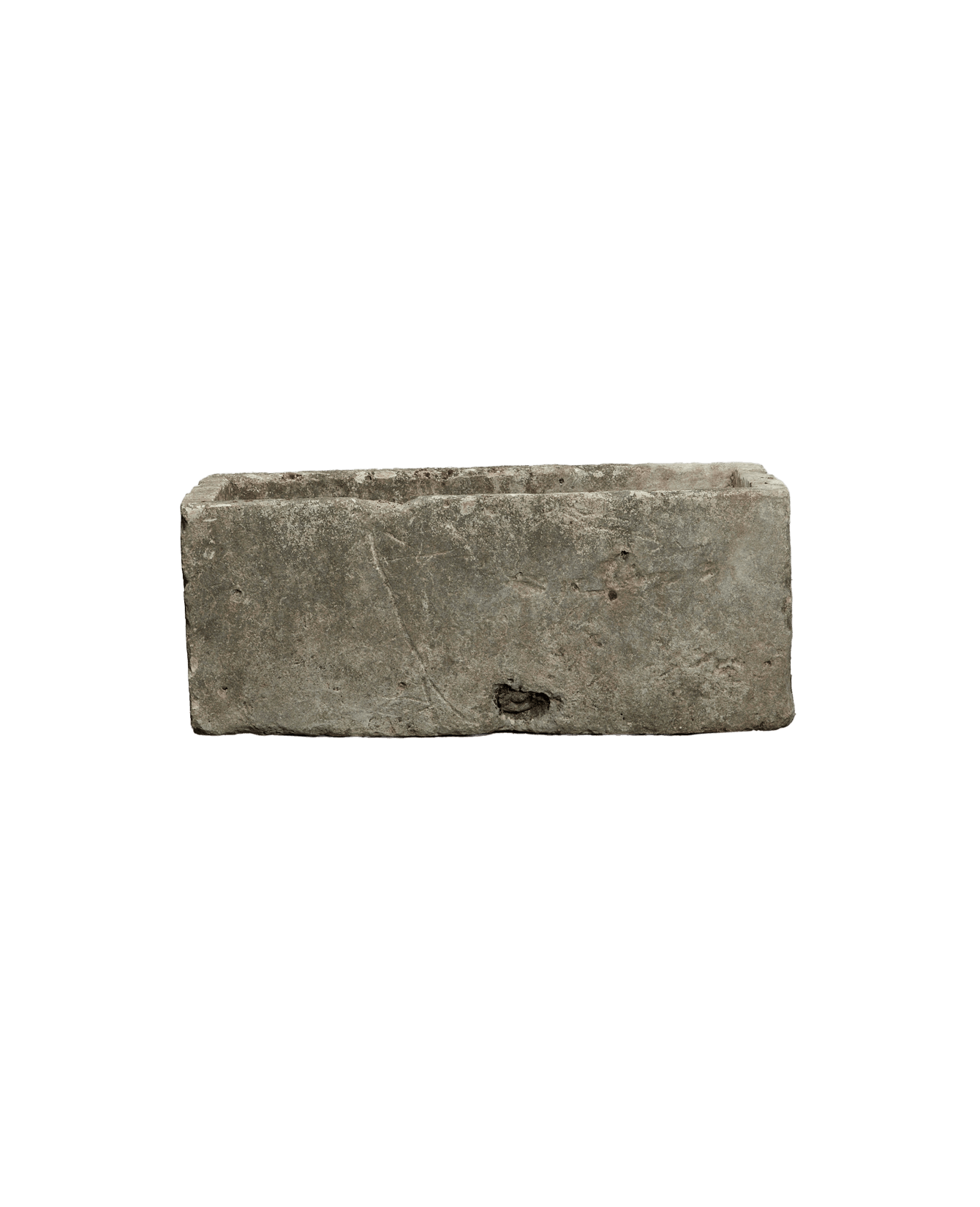 Vintage Limestone Trough - Rectangle from Indonesia - Planters, Fountains, & Water Features