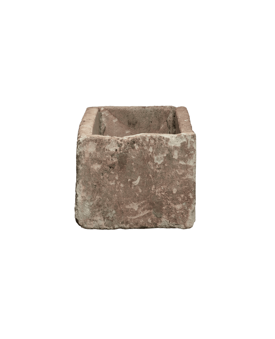 Vintage Limestone Trough - Rectangle from Indonesia - Planters, Fountains, & Water Features