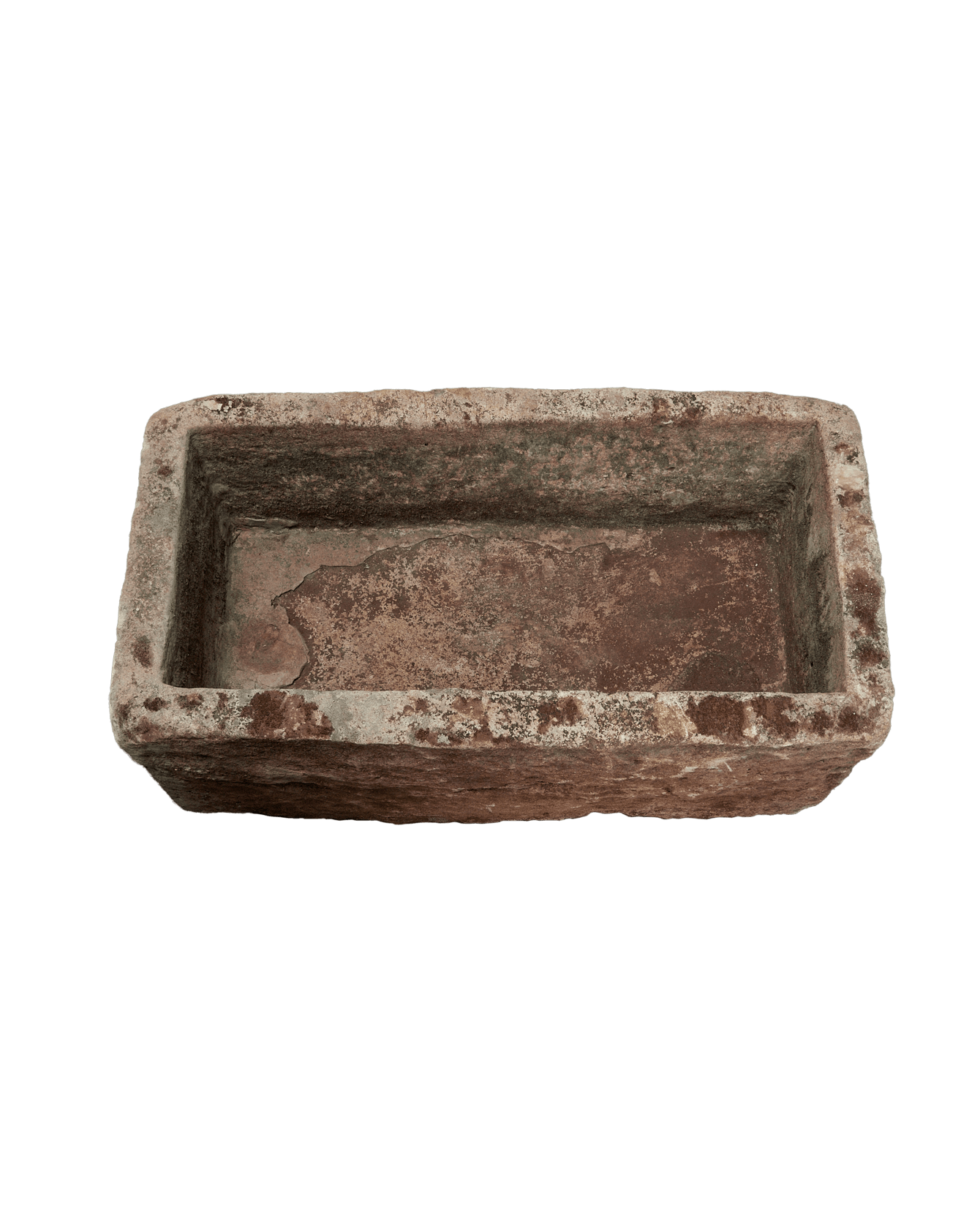 Vintage Limestone Trough - Rectangle from Indonesia - Planters, Fountains, & Water Features